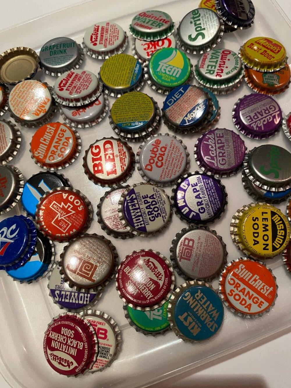 Vintage Bottle Caps (x58)